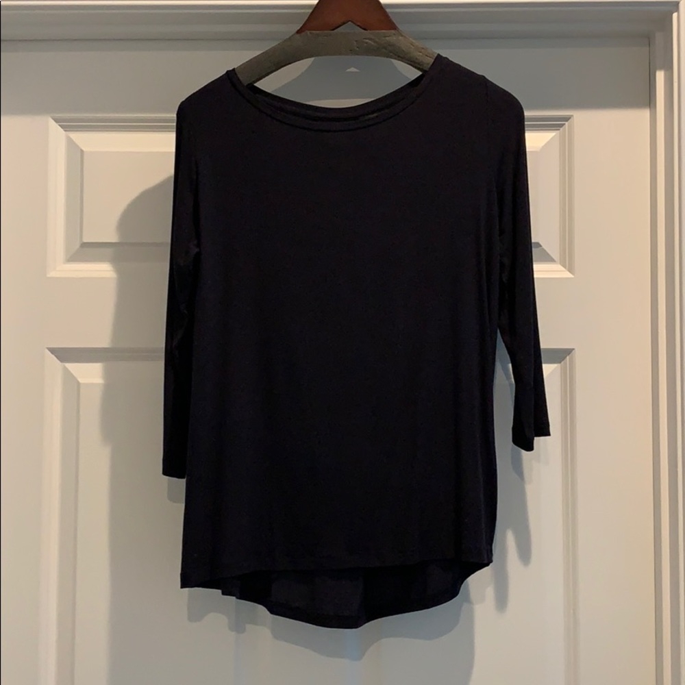 NWT Majestic Filatures 3/4 Length Sleeve Top